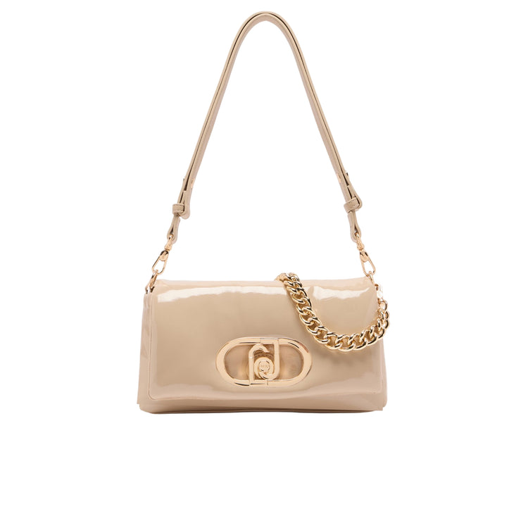 Borsa Donna LaPuffy media glossy Beige