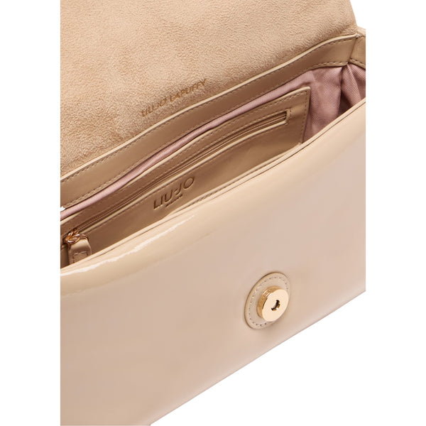 Borsa Donna LaPuffy media glossy Beige interno