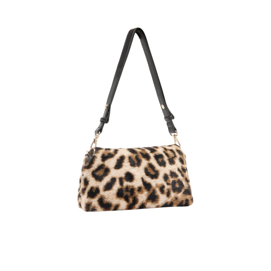Borsa Donna LaPuffy media animalier in pelliccia retro