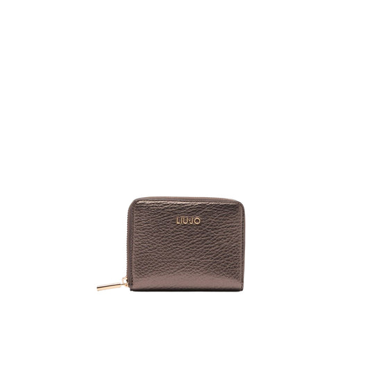Portafoglio Donna zip around mini Marrone