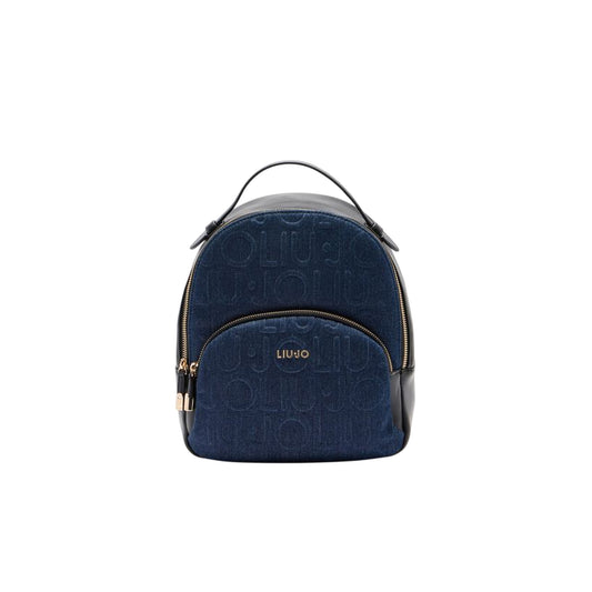Zaino medio da Donna in denim con logo