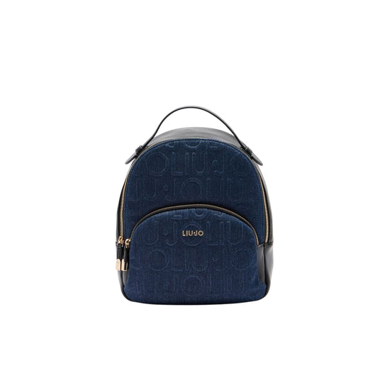 Zaino medio da Donna in denim con logo