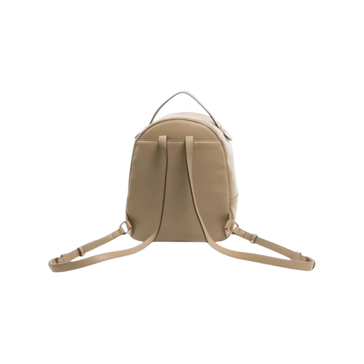 Zaino Donna effetto bottalato beige retro