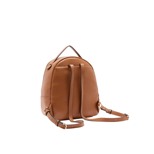 Zaino Donna effetto bottalato marrone retro