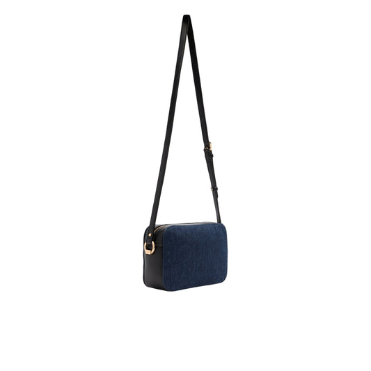 Borsa a tracolla media da donna in denim retro