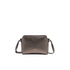 Mini Borsa a tracolla marrone metallizzato
