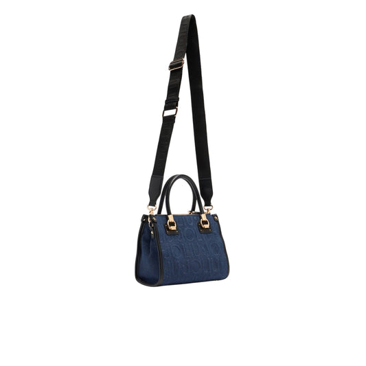 Borsa a mano piccola da donna in denim retro