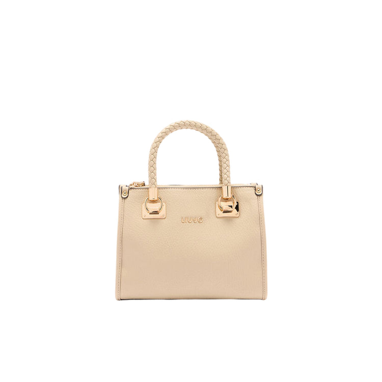 Borsa a mano piccola Donna con manici intrecciati