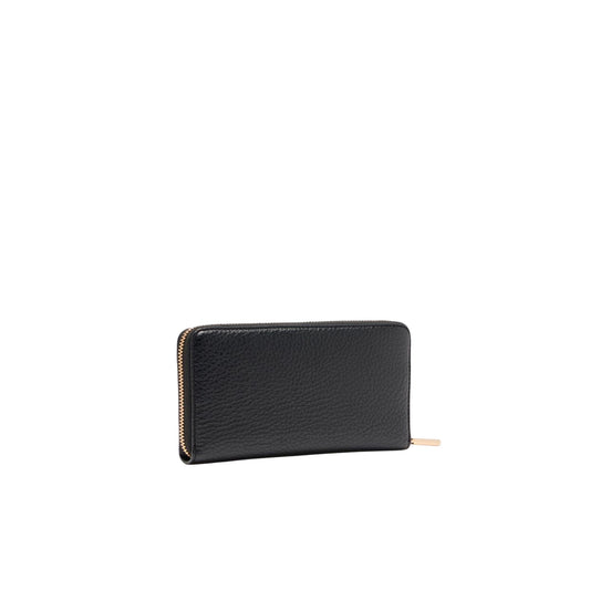 Portafoglio Donna grande zip around Nero retro