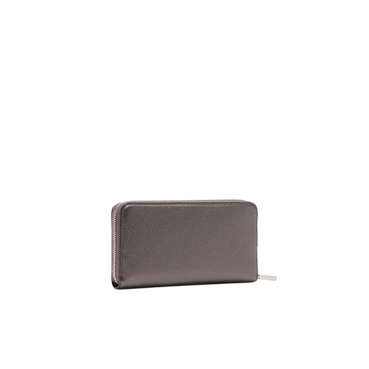 Portafoglio Donna grande Grigio con logo frontale retro