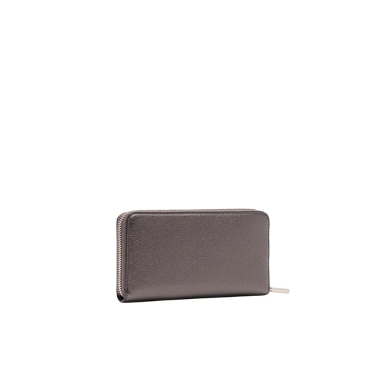Portafoglio Donna grande Grigio con logo frontale retro
