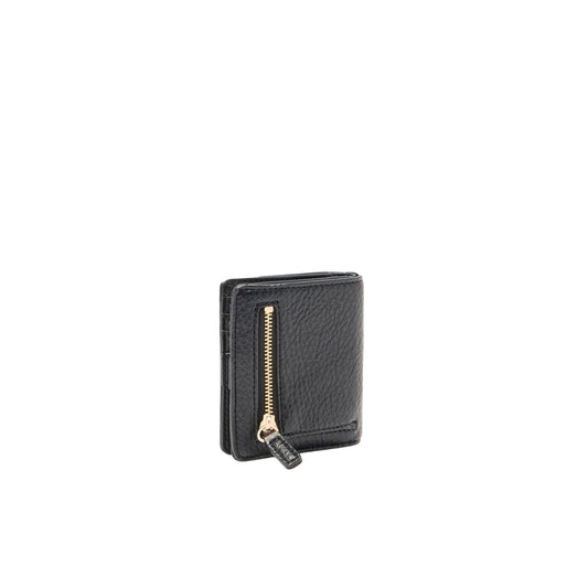 Mini Portafoglio Donna con logo Nero retro