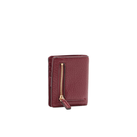 Mini Portafoglio Donna con logo Rosso retro