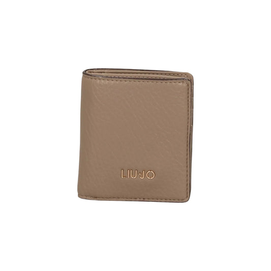 Mini Portafoglio Donna con logo Beige