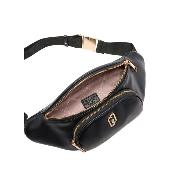 Marsupio Donna con cintura in gros grain Nero 