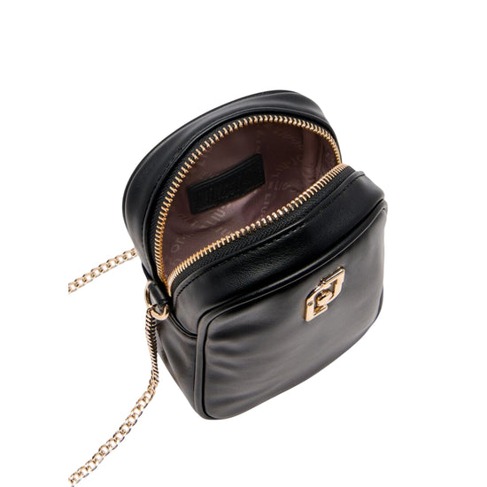 Portacellulare Donna con catena Nero interno
