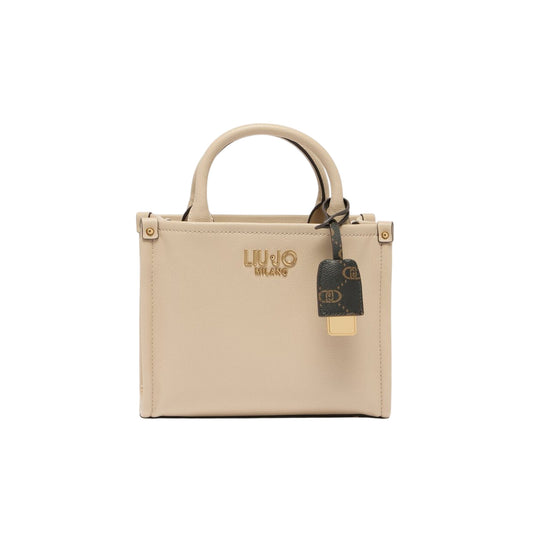 Borsa Donna piccola a mano con charm Beige