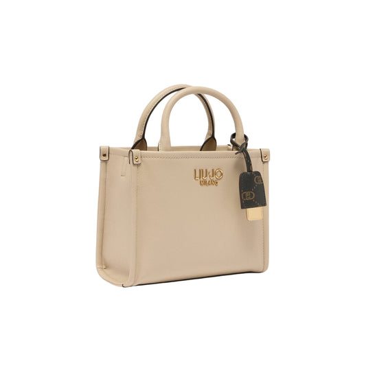Borsa Donna piccola a mano con charm Beige