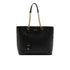Shopping bag Donna con logo rilievo a rombi Nero