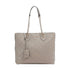 Shopping bag Donna con logo rilievo a rombi Grigio