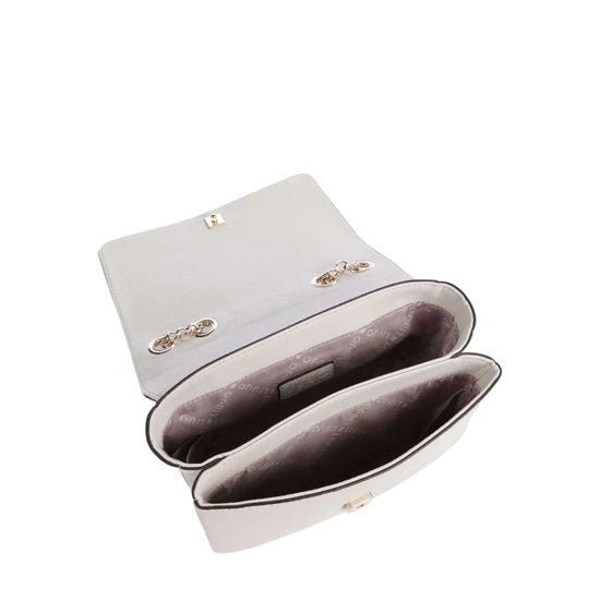 Mini Borsa a tracolla Donna con catena Bianco interno