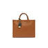 Borsa Donna media a mano con charm Marrone