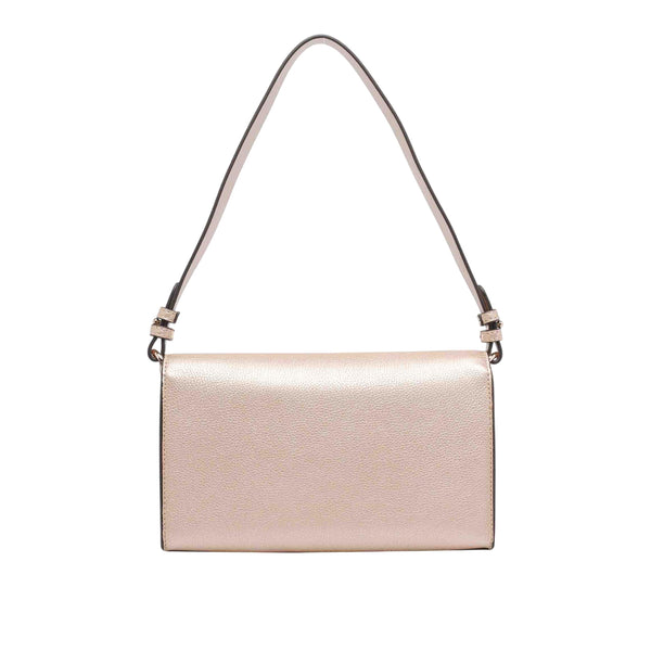 Borsa a spalla con logo Oro retro