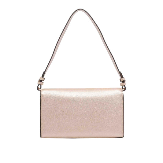 Borsa a spalla con logo Oro retro