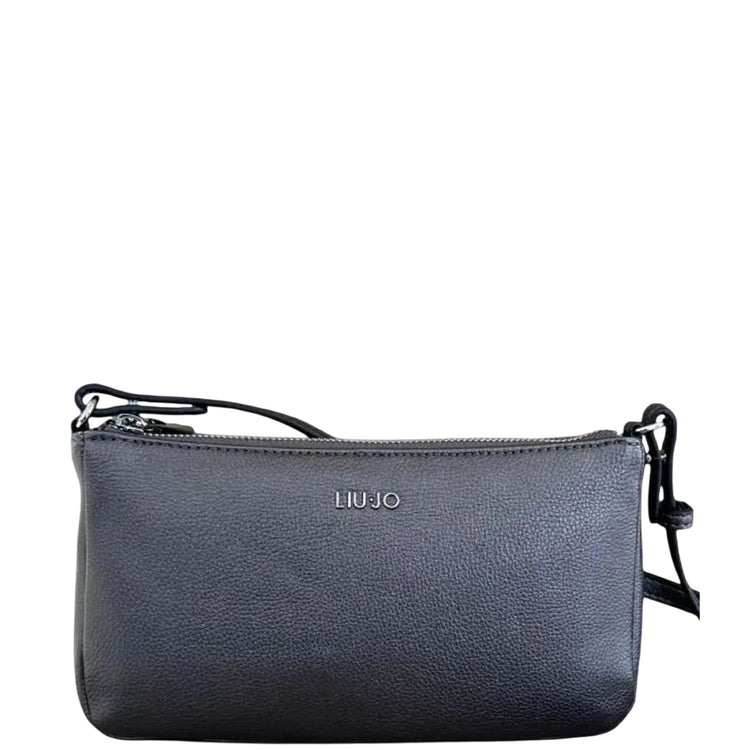 Mini Borsa a spalla Donna in tinta unita grigia