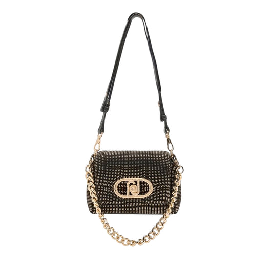 Borsa Donna LaPuffy piccola con strass all over