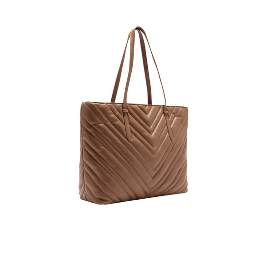 Borsa Donna Shopping grande matelassé marrone