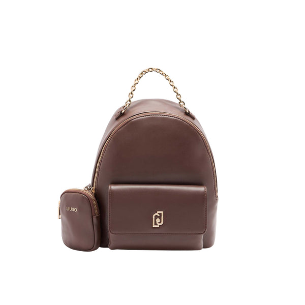 Zaino Donna marrone con manico a catena