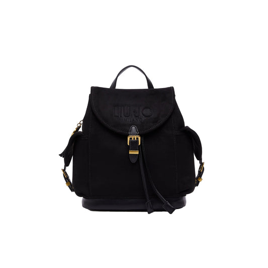 Zaino Donna in microfibra con logo sur ton