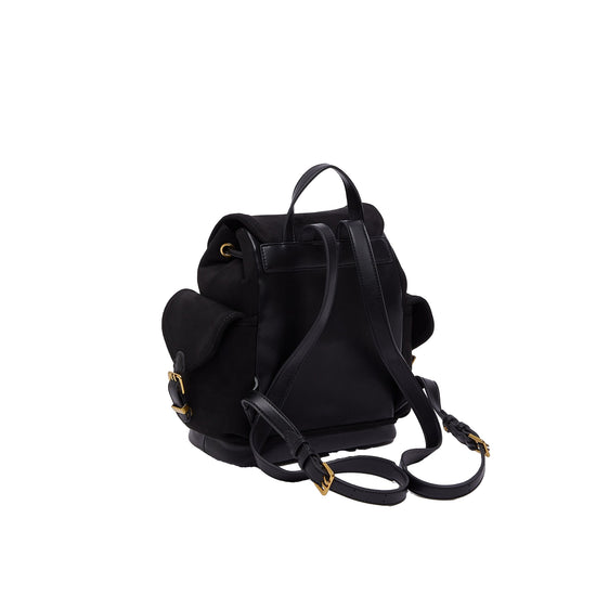 Zaino Donna in microfibra con logo sur ton retro
