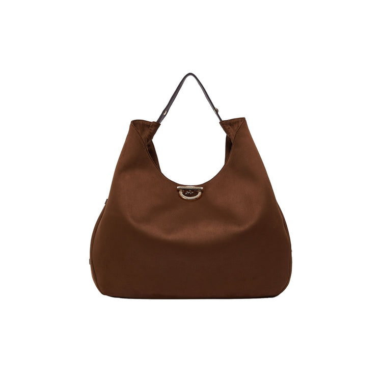 Borsa Hobo Donna modello grande Marrone