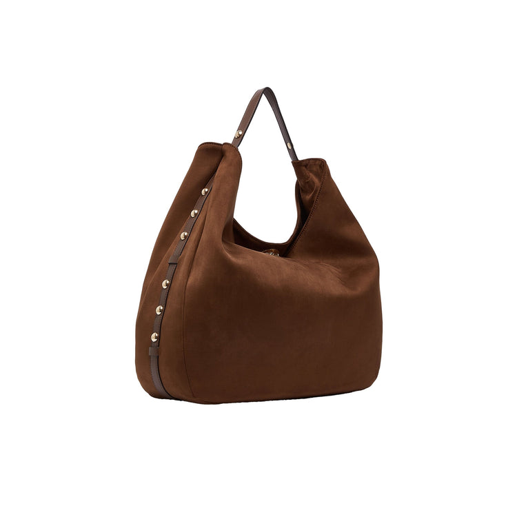 Borsa Hobo Donna modello grande Marrone