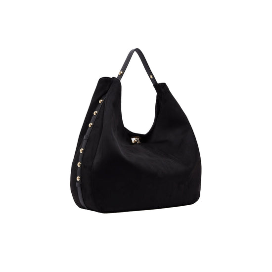 Borsa Hobo Donna modello grande Nero