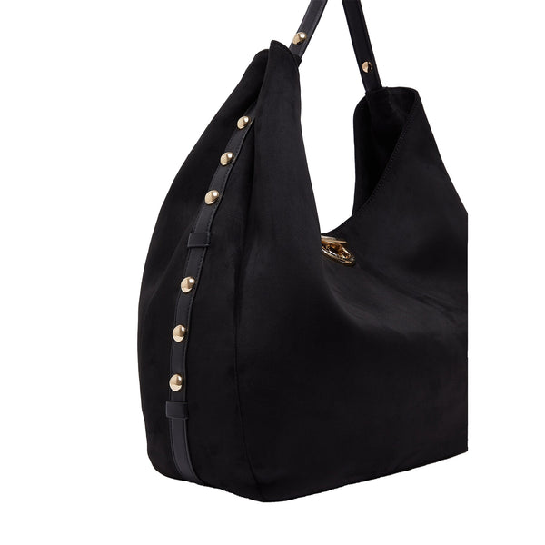 Borsa Hobo Donna modello grande Nero