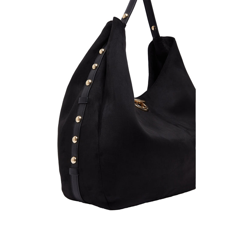 Borsa Hobo Donna modello grande Nero