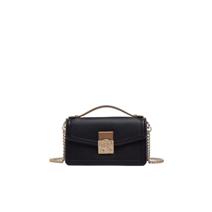 Borsa piccola Donna con tracolla catena Nero
