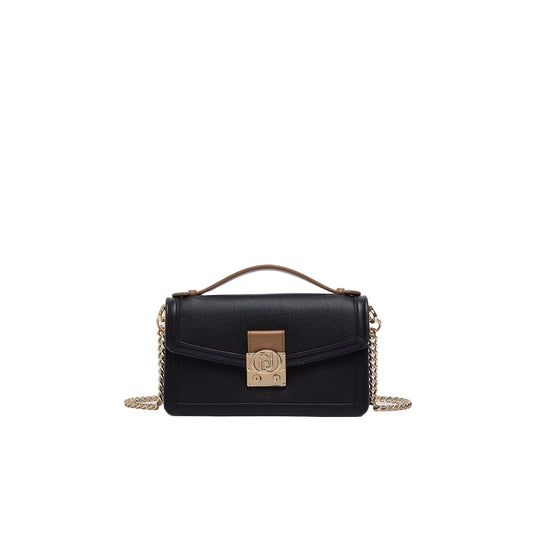 Borsa piccola Donna con tracolla catena Nero