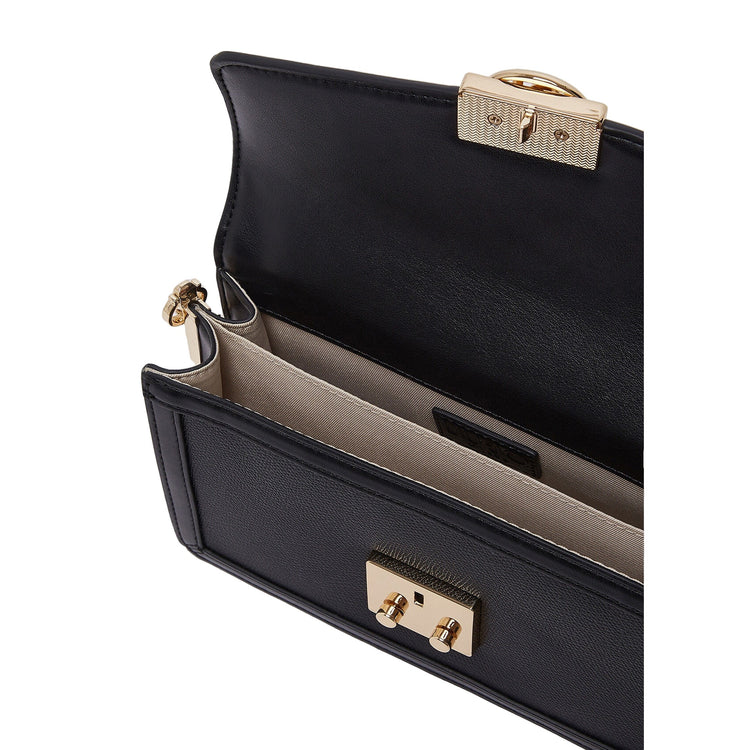Borsa piccola Donna con tracolla catena Nero interno