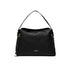 Borsa a spalla Donna con dettagli zip Nero