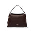 Borsa a spalla Donna con dettagli zip bordeaux