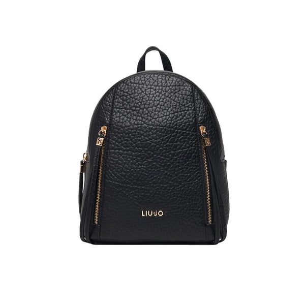 Zainetto Donna con tasche con zip Nero