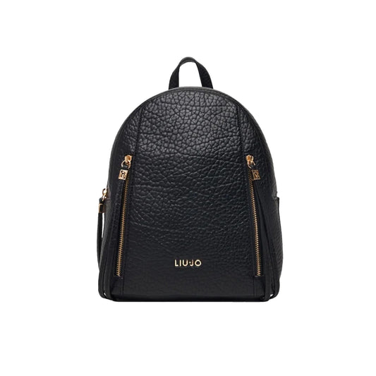 Zainetto Donna con tasche con zip Nero