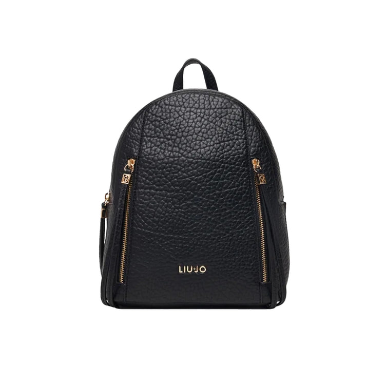 Zainetto Donna con tasche con zip Nero