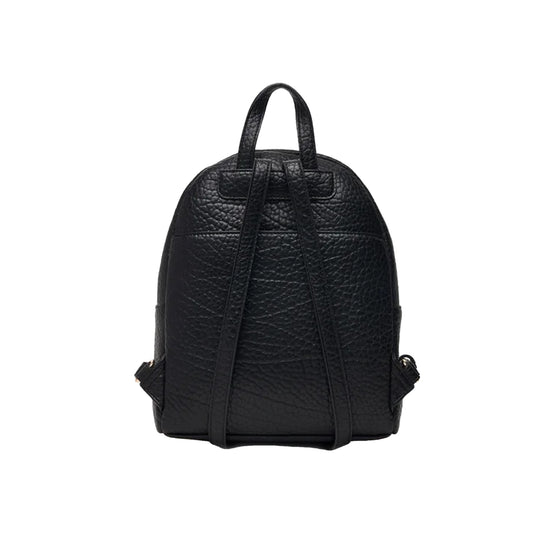 Zainetto Donna con tasche con zip Nero retro
