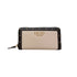 Portafoglio Donna con bordi logati Beige