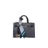 Borsa satchel piccola Donna con logo all over Nero
